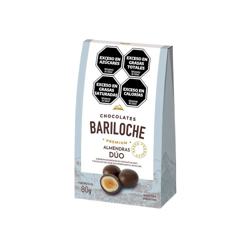 Almendras DUO x 80g CHOCOLATE BLANCO Y NEGRO